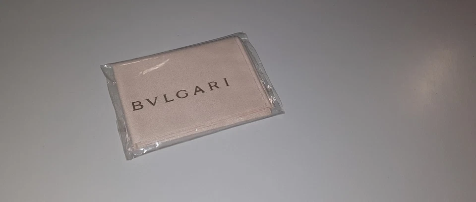 Bvlgari Panno Marrone Chiaro per Pulizia Occhiali Originale Bvlgari - Imagen 2 de 4