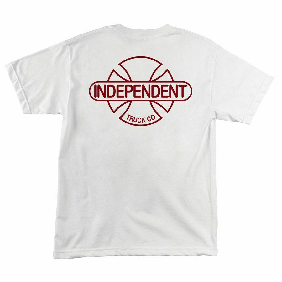 Independent Trucks BASEPLATE B/C Skateboard T Shirt WHITE | eBay