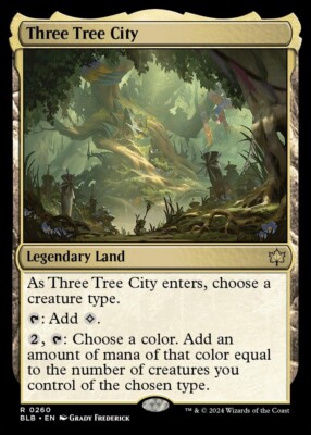 THREE TREE CITY Bloomburrow BLB Magic MTG NEAR MINT 