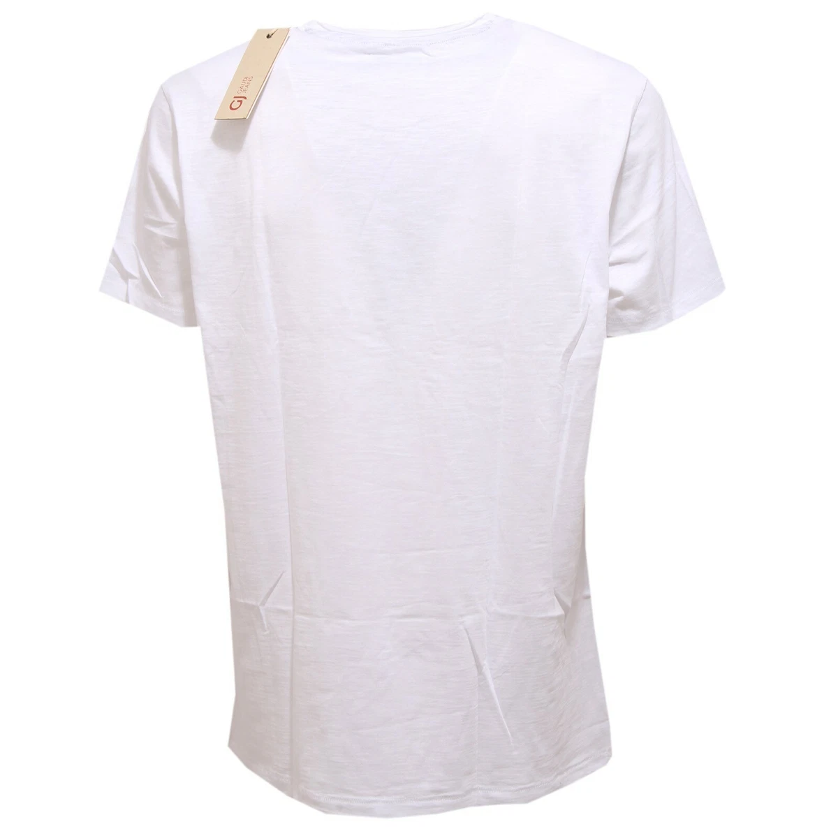 9402K maglia uomo GAUDI JEANS cotton white multicolor t shirt man