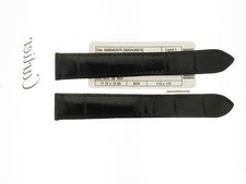Cartier black alligator strap for Deployante clasp size 17,7mm new genuine