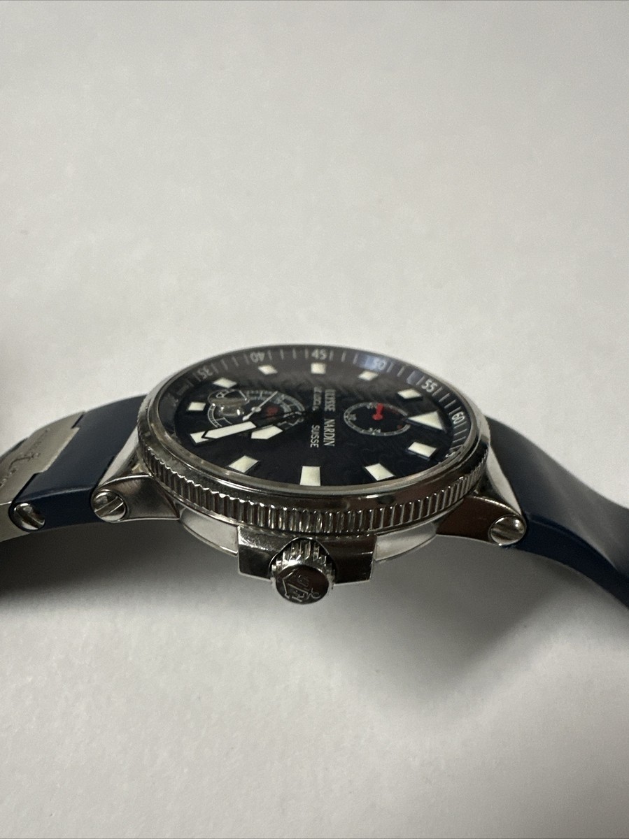 Ulysse Nardin Marine Chronometer Blue Wave Dial Limited Edition