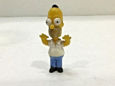 Playmates 2002 The Simpson Mini Plastic Homer Bobble Head Figurine