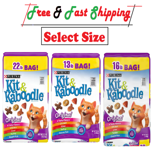 Purina Kit And Kaboodle Dry Cat Food Original (Select Size) eBay