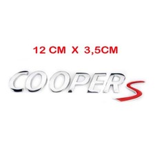 Scritta COMPATIBILE MINI COOPER S COMPLETA DELLO STEMMA S Posteriore Logo fregio