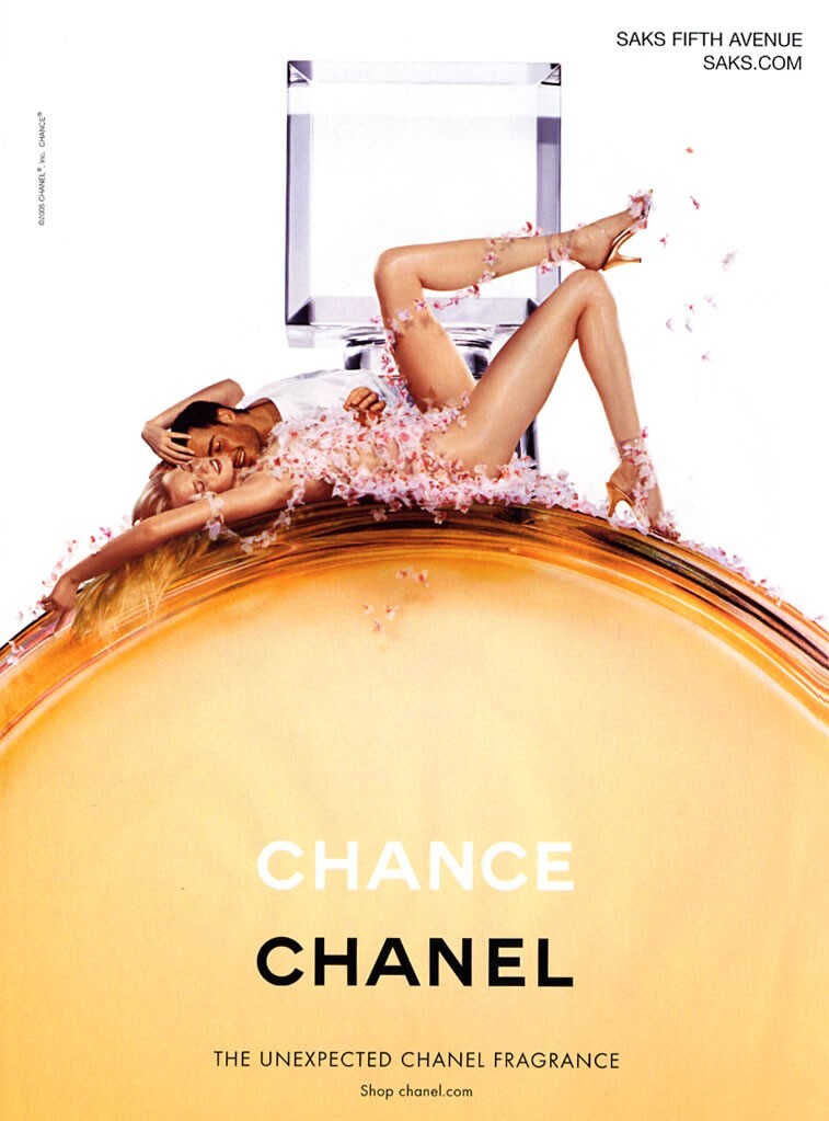 2006 Chanel Jean-Paul Goude Sigrid Agren Chance Perfume 1-page