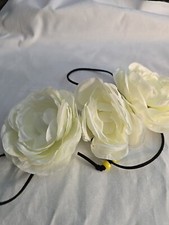 Big flower headband wedding adjustable