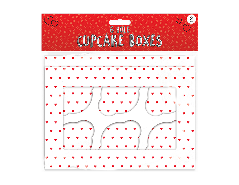 Themed Cupcake Boxes 6 Holes 2 Pack eBay