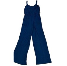 NWOT Trina Turk Navy Blue Sleeveless Stretch Jersey Jumpsuit Size XS