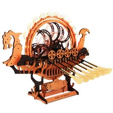 ROKR Viking Dragon Ship 3D Wooden Puzzle with...