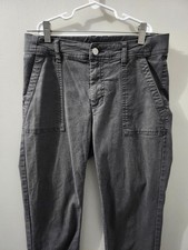 Toad Co Pants Womens 4 Earthworks Canvas Skinny Straight Organic Blend Stretch