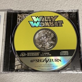 Willy Wombat SEGA SATURN CIB w/ Spine Card Japanese  Retro Game