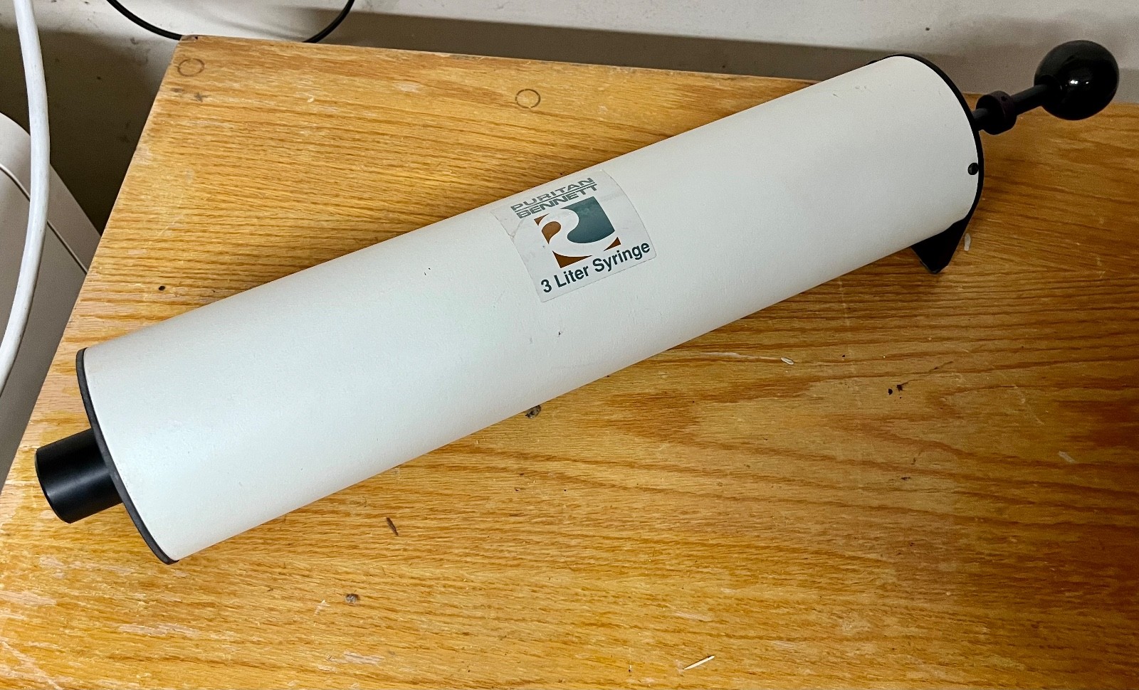 Puritan Bennett Model VS300 3 liter calibration syringe. GC, Guaranteed.