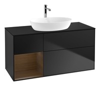 Villeroy & Boch Finion Waschbeckenunterschrank FüR Becken Mittig Regal Links...