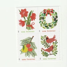 Scott  6033 - 6036  US  Booklet  Holiday Cheer   4  Stamps  M/NH O/G  Free Ship