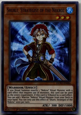 Shurit, Strategist of the Nekroz Ultra Rare Duel Power DUPO-EN084 LP