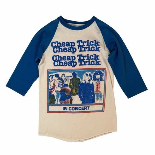 Cheap Trick Band, Raglan Sleeve Tee - Womens Small Vintage vintage concert t-shirt, vintage, size S, single stitch, B+ condition