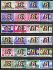 Silver Wedding 1972 (British),  Mint/NH  COMPLETE Common Design Sets (60 Issues)