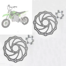 2 PCS  160mm Brake Disc Rotor  & Adapter & 6 bolt fit Razor MX500 650 SX500 RFS