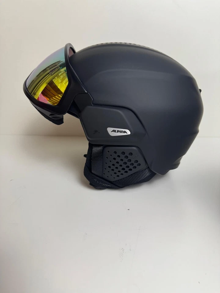 ALPINA ALTO Q-LITE Helm – Skihelm mit Visier Schwarz Matt 55–59 cm - Bild 4 von 4