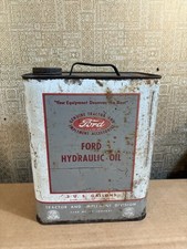 Ford Tractor Oil Can Vintage Ford Tractor Oil Can 1950s60s Original 1 Gallon