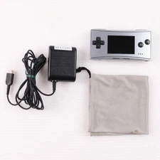 Nintendo Gameboy Micro Silver Box Console Charger [BOX]FromJapan