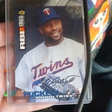 1995 Upper Deck Collector's Choice Kirby Puckett #77 Twins RBI League Leader