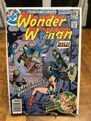 Wonder Woman #248 Comic Book Oct 1978 ''The Crypt of the Dark Commsnder''