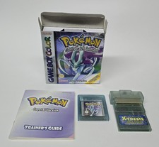 GameBoy Color Pokemon Crystal Version with free Action Replay Pokemon Extreme