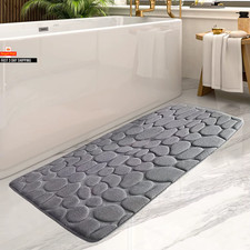Large Size Bathroom Floor Mat Non-Slip Absorbent Bathroom Rug Long Strip Bathtub