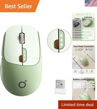 Rechargeable Q5 Wireless Mouse with Battery Display - Lightweight Portable