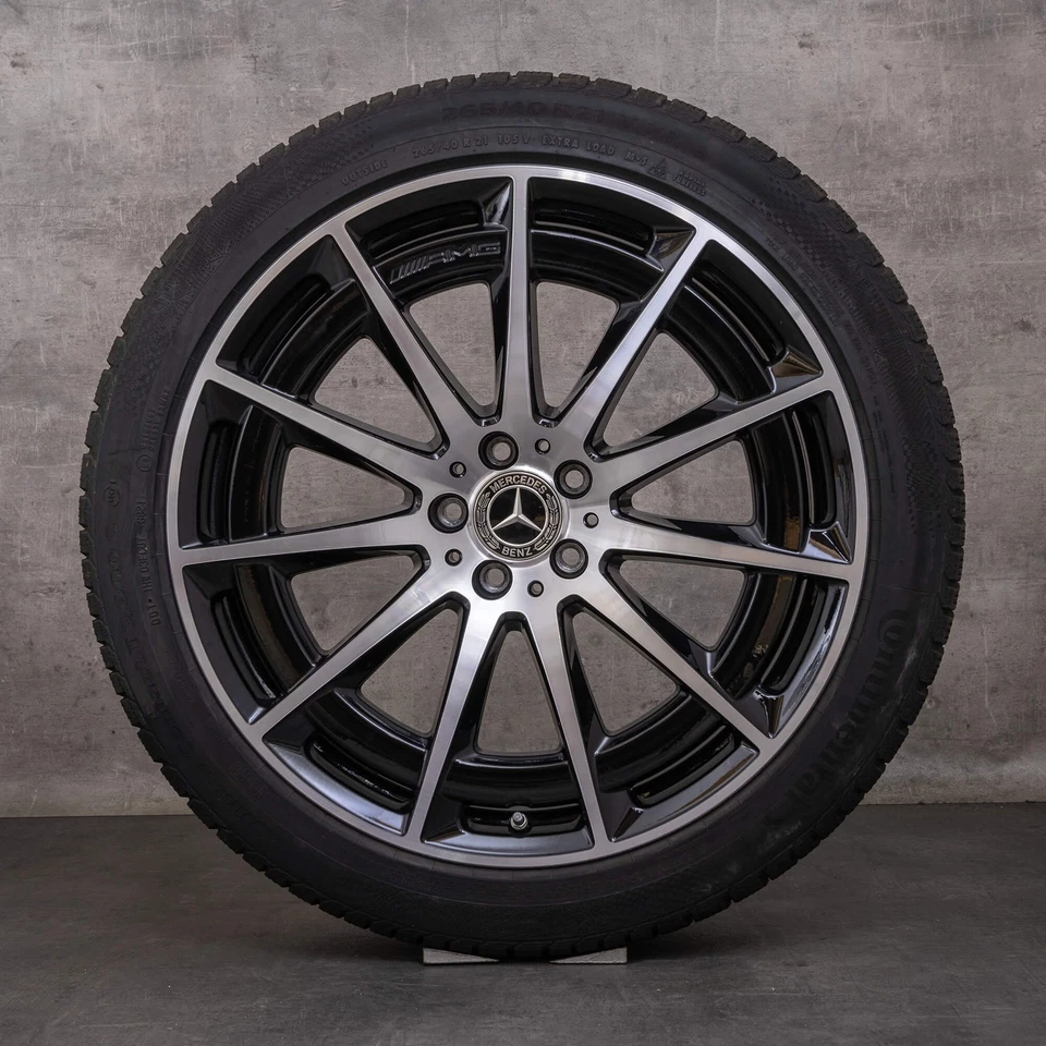 Mercedes EQS & 53 AMG Winterräder 21 Zoll 4Matic V297 Felgen A2974011400 - Bild 2 von 4