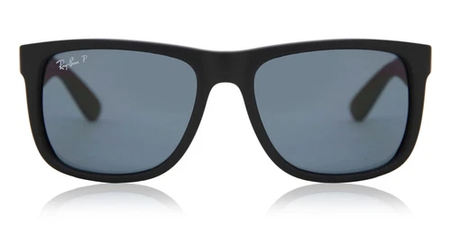 Ray Ban Justin Matte Black/Blue Rb4165 622/2V Polarized Sunglasses - Bild 2 von 8