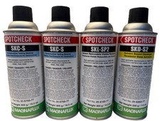 New MAGNAFLUX VISIBLE PENETRANT TESTING KIT (total of 4 cans)