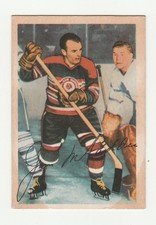 1953-54 PARKHURST #77 JIM McFADDEN, BLACK HAWKS, EXCELLENT