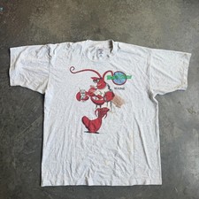 Vintage 90s Hard Claw Cafe Maine Lobster 1994 Single Stitch Men 21x26 L USA Made