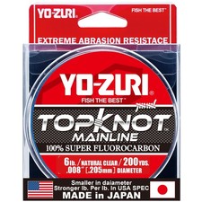 Yo Zuri Topknot 6 lb Natural Clear Fluorocarbon Fishing Line 3.3cm x 8.4cm x ...