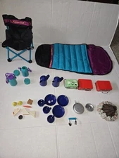 American Girl Doll Camping Accessories Lot Of Approx 30 Pieces