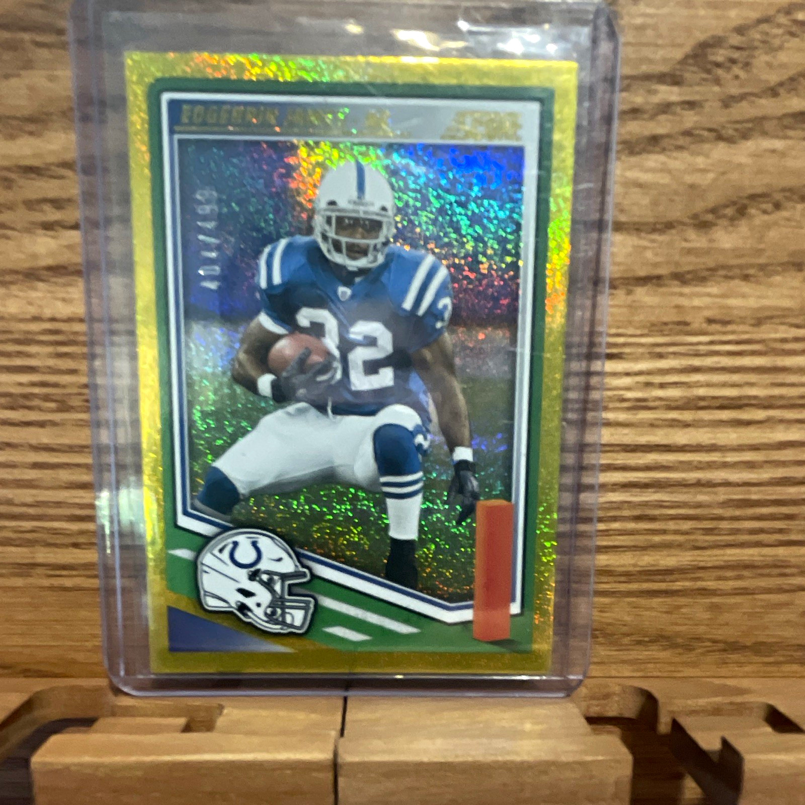 Panini 2025 Score Edgerrin James Gold Parallel Indianapolis Colts #68