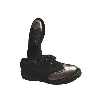 DR MARTENS HARRIS TWEED MADE IN ENGLAND CORE COLLECTION BLACK  GRAY SIZE 10 Harris Tweed Dr. Martens Are Pure Grandpa Luxe main image 3