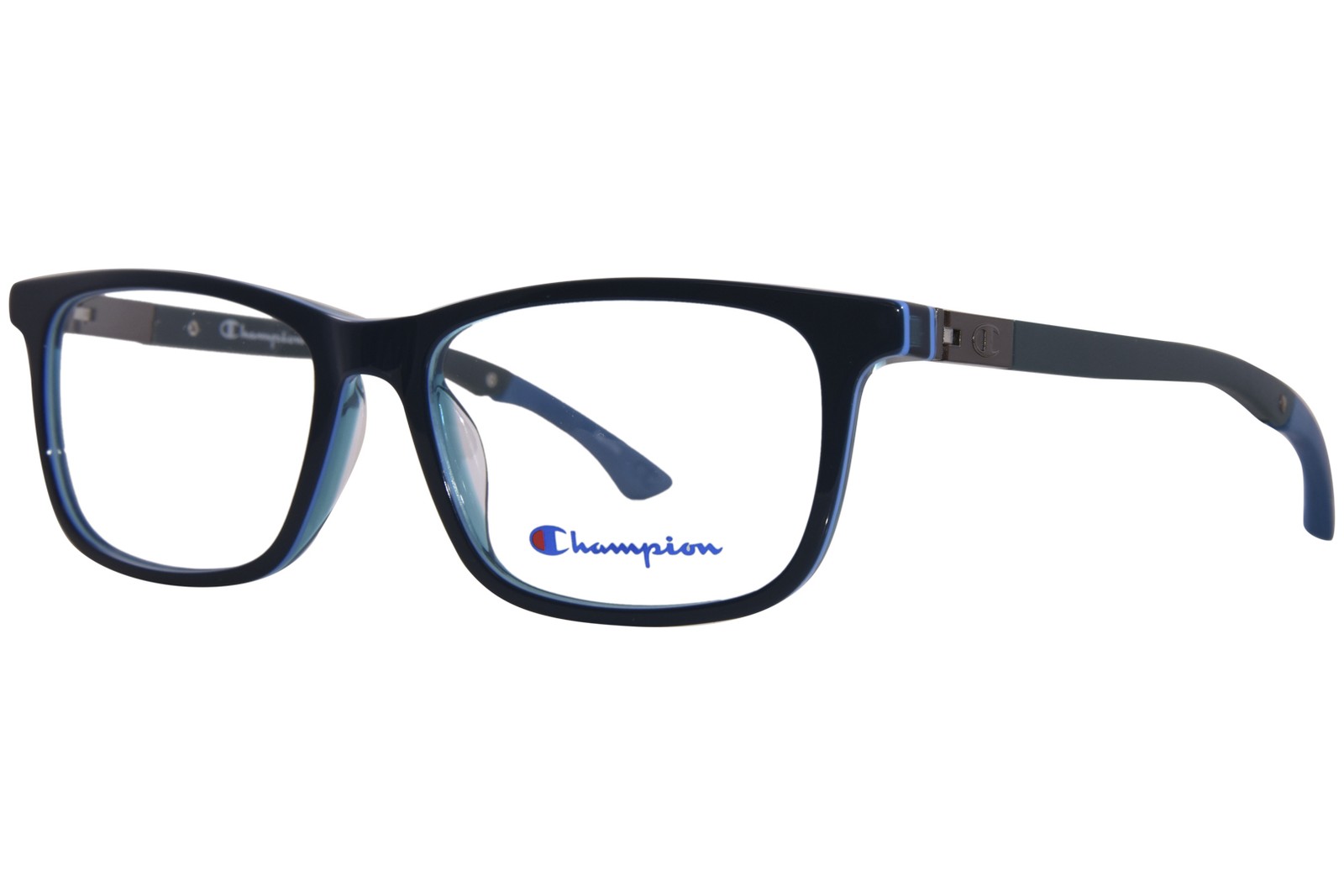 Champion GoodLuck C03 Eyeglasses Frame Youth Kids Boy's Navy/Blue Full Rim 52mm