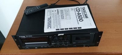 TASCAM CD-A500 CD Player / Cassette Deck Combo   Rackmount