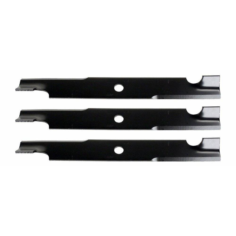 Qty 3: Notched Mower Blade - 18