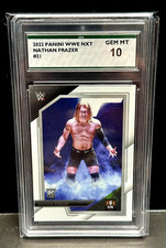 Nathan Frazer 2022 Panini WWE NXT Rookie RC Wrestling #21 Graded SPA 10 GEM MT