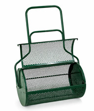 Coton Machinery 24" Steel Compost Peat Spreader Roller Lawn Renovation Top Dress