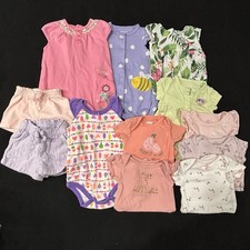 Lot of 12 Spring/Summer Baby Girl Clothes 0-3 Months