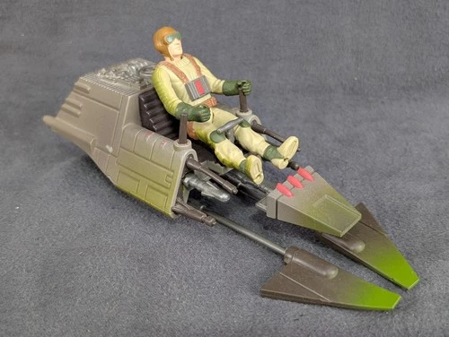 Star Wars Expanded Universe Speeder Bike & 3.75” Rebel Pilot Action Figure 1997