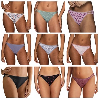 New Vanity Fair Lingerie Illumination String Bikini Panties 18108 Sz 5 6 7 8 NWT