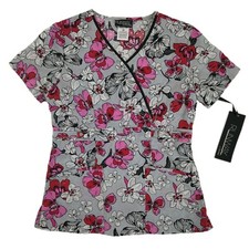 Runway by Cherokee Scrub Top XS 3662-JWLJ