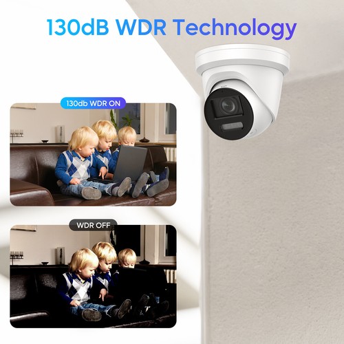 Hikvision 4K Color AcuSense MIC PoE IP Camera OEM DS-2CD2387G2-LU Face Detection - Picture 6 of 24